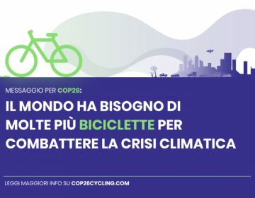Incrementare l'uso della bicicletta per ridurre rapidamente le emissioni di CO2