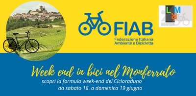 Sabato 18 e domenica 19 giugno : week-end in bici nel Monferrato
